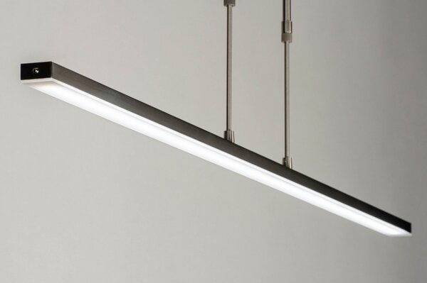 Závěsné designové LED svítidlo nad stůl Lineo Deluxe Silver (LMD)