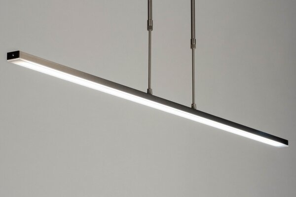 Závěsné designové LED svítidlo nad stůl Lineo Deluxe Silver (LMD)