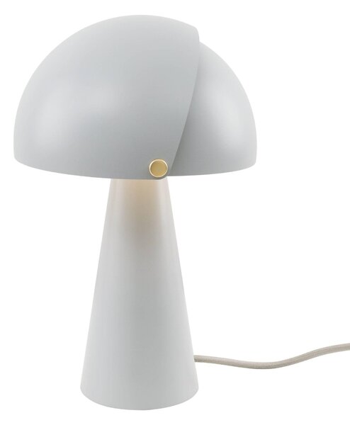 Nordlux 2120095010 Align, designová stolní lampička 1xE27, šedá, průměr 22cm