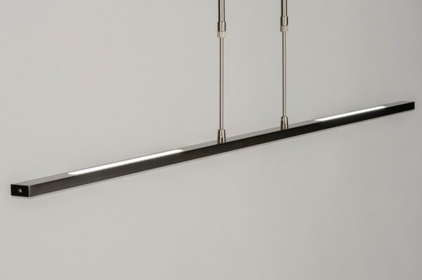 Závěsné designové LED svítidlo nad stůl Lineo Deluxe Silver (LMD)