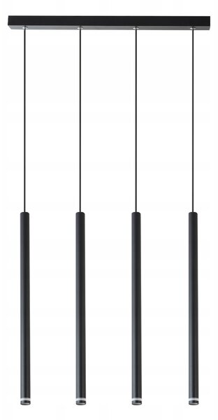 Závěsné stropní svítidlo Masterled Piero 4xG9 černé 50 cm