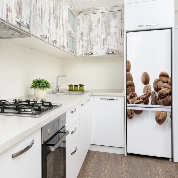 Nálepka na ledničku samolepící Zrnka kávy FridgeStick-70x190-f-84266885
