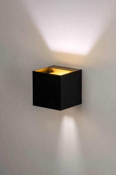 Nástěnné svítidlo Modena Black and Gold (LMD)