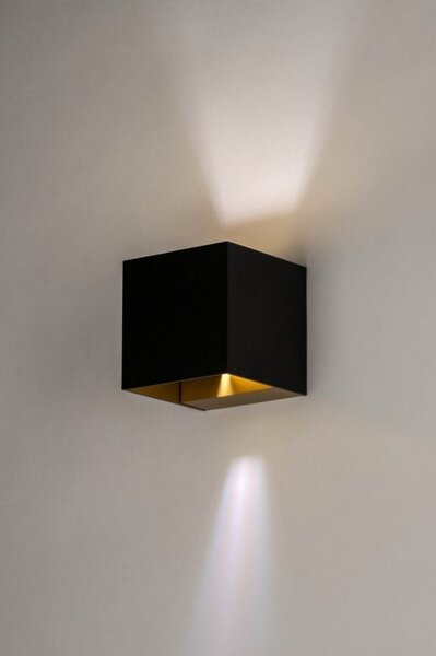 Nástěnné svítidlo Modena Black and Gold (LMD)