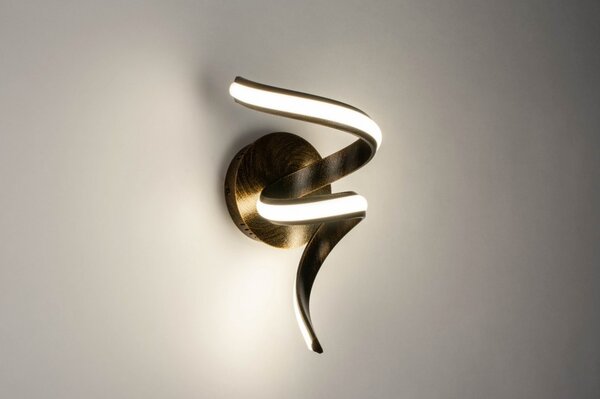 Nástěnné designové LED svítidlo do chodby Bronse Luce Marlenne (LMD)