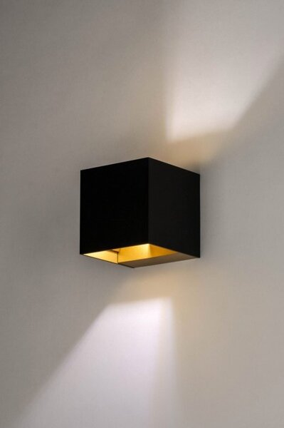 Nástěnné svítidlo Modena Black and Gold (LMD)