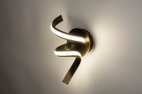 Nástěnné designové LED svítidlo do chodby Bronse Luce Marlenne (LMD)