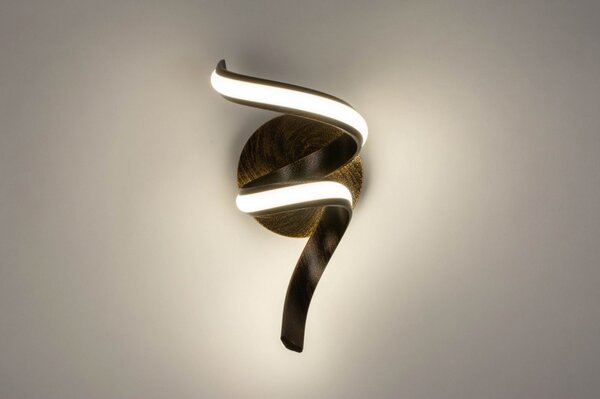 Nástěnné designové LED svítidlo do chodby Bronse Luce Marlenne (LMD)