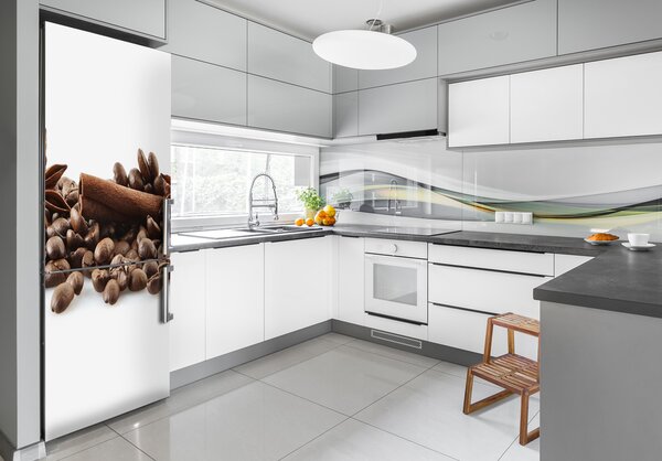 Nálepka na ledničku samolepící Zrnka kávy FridgeStick-70x190-f-84266908