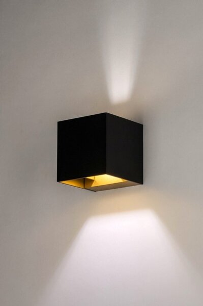 Nástěnné svítidlo Modena Black and Gold (LMD)