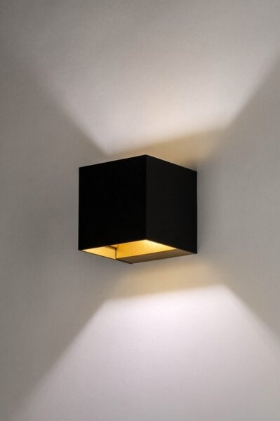 Nástěnné svítidlo Modena Black and Gold (LMD)
