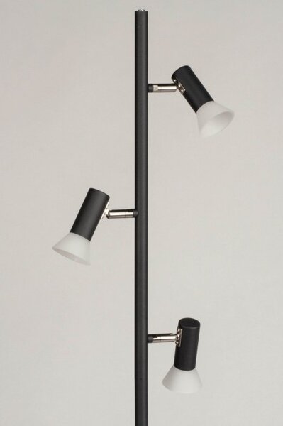 Stojací designová lampa Black Tom (LMD)