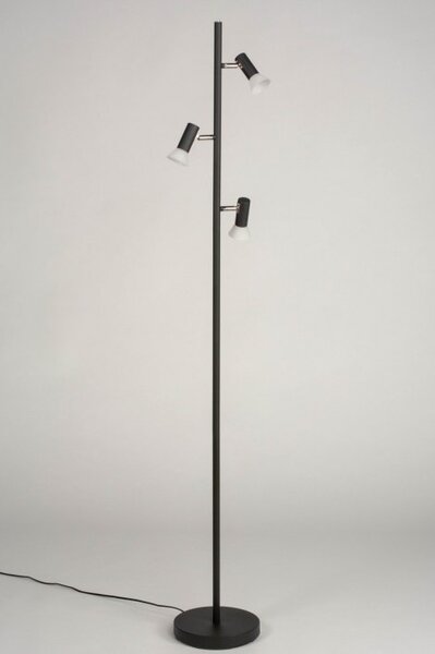 Stojací designová lampa Black Tom (LMD)