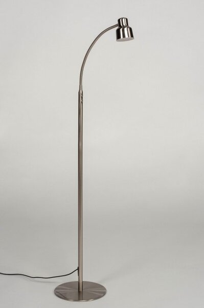 Stojací designová lampa Silver Yalle (LMD)