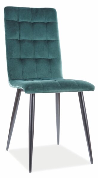 SIGNAL Jídelní židle - OTTO Velvet, různé barvy na výběr Čalounění: zelená (Bluvel 78)