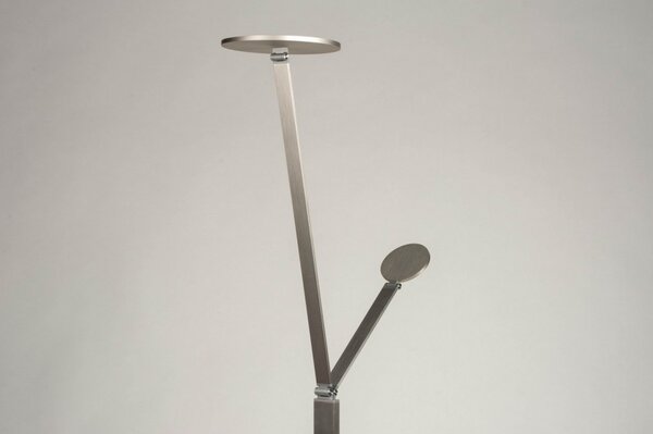 Stojací designová lampa Asymetrico Gene Silver (LMD)