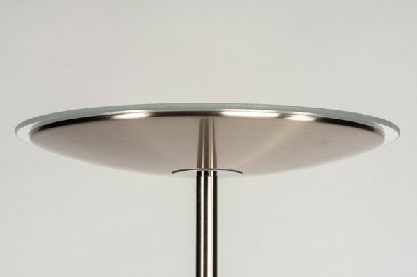 Stojací designová LED lampa se stmívačem Opus Silver (LMD)