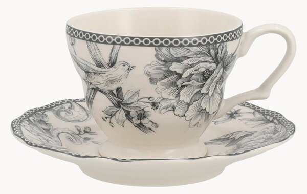 Porcelánový šálek na čaj's podšálkem Mayfair