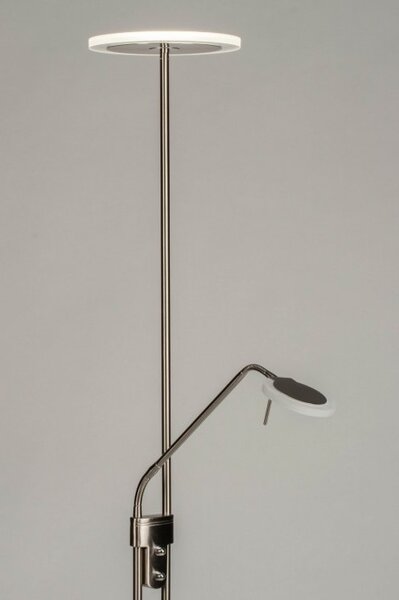 Stojací designová LED lampa Tahoma Silver (LMD)