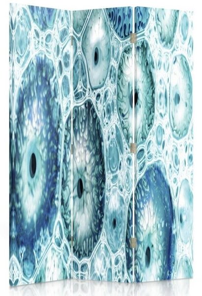 Paraván Modrý vzor Rozměry: 110 x 170 cm, Provedení: Klasický paraván