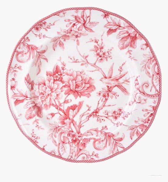 Sada snídaňových porcelánovýc talířů Primrose, 6 dílů