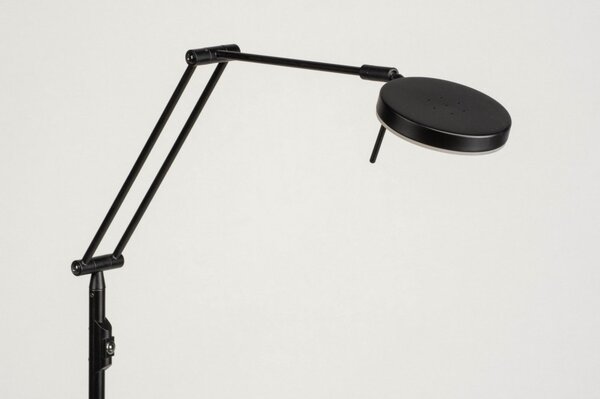 Stojací designová LED lampa se stmívačem Amenit Black (LMD)