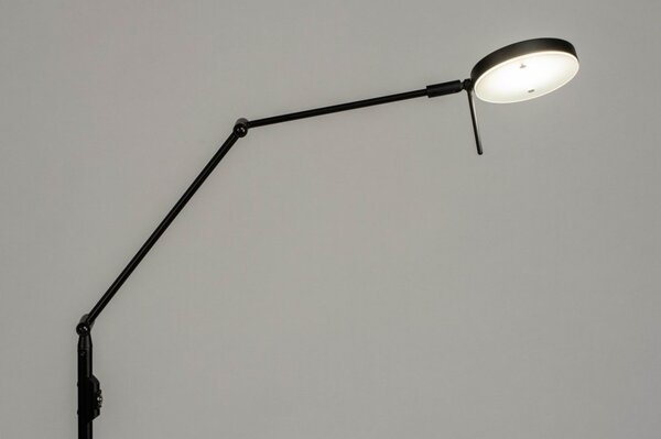 Stojací designová LED lampa se stmívačem Amenit Black (LMD)