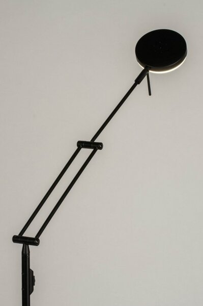 Stojací designová LED lampa se stmívačem Amenit Black (LMD)