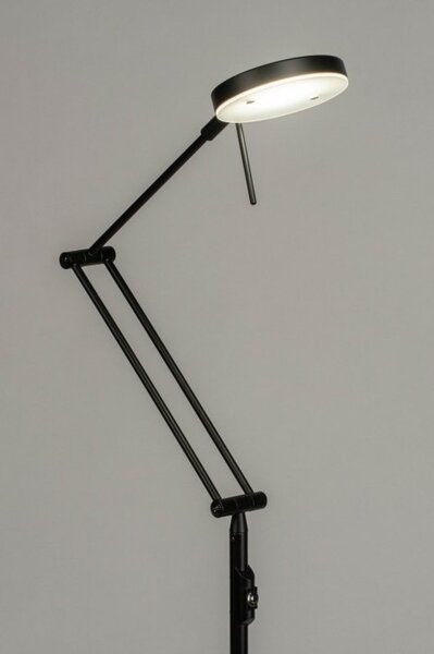 Stojací designová LED lampa se stmívačem Amenit Black (LMD)