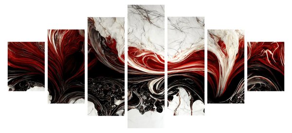 Obraz - Moderní abstrakce (210x100 cm)