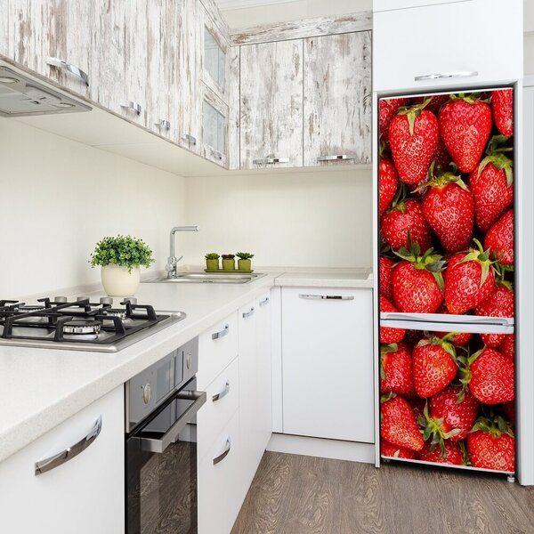 Nálepka na ledničku samolepící Jahody FridgeStick-70x190-f-84529711