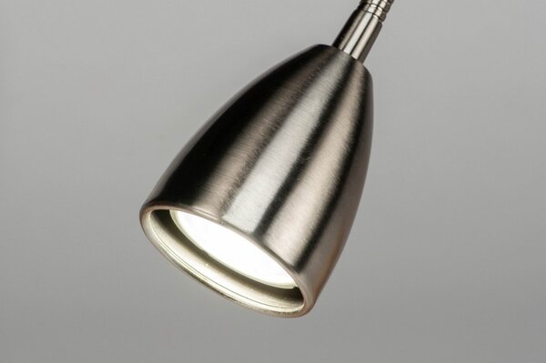 Stolní designová lampa s klipem Nicolette Silver (LMD)