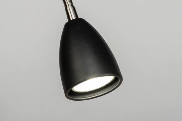 Stolní designová lampa s klipem Nicolette Black (LMD)