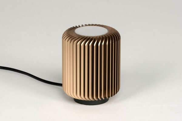 Stolní designová lampa Fjord Gold (LMD)