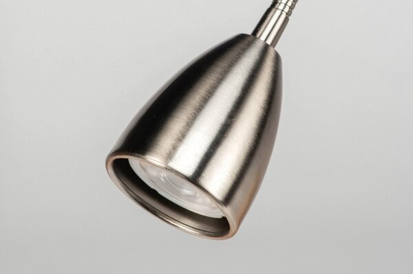 Stolní designová lampa s klipem Nicolette Silver (LMD)
