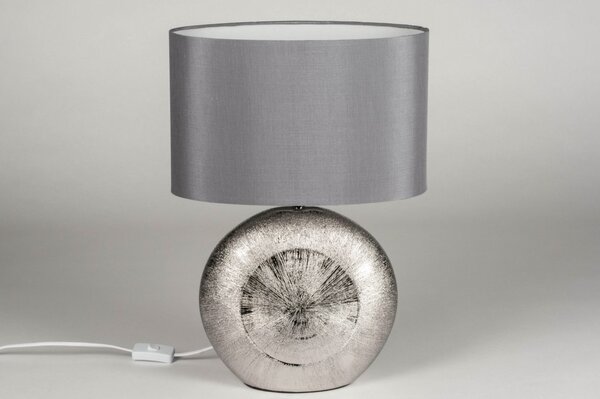 Stolní designová lampa Avrill Grey E (LMD)