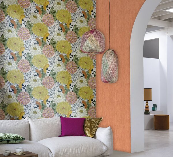 Květinová vliesová tapeta s vinylem BR24032, Breeze, Decoprint