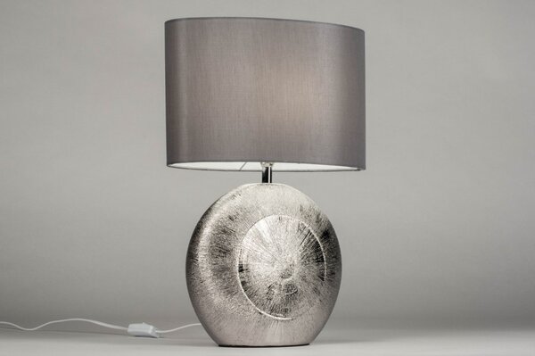 Stolní designová lampa Avrill Grey E (LMD)