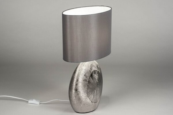 Stolní designová lampa Avrill Grey E (LMD)