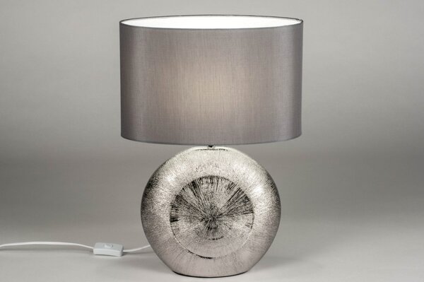 Stolní designová lampa Avrill Grey E (LMD)