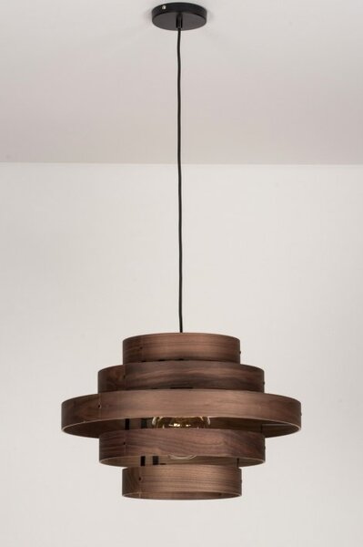 Závěsné designové svítidlo do obývacího pokoje Wood Madeira (LMD)