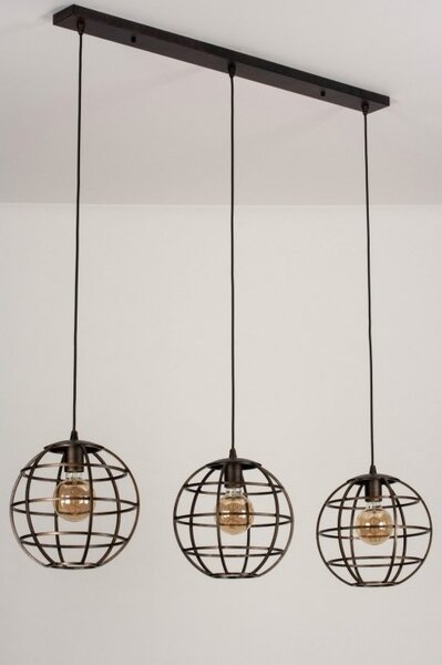 Závěsné designové svítidlo nad stůl Auron Industry Trio (LMD)