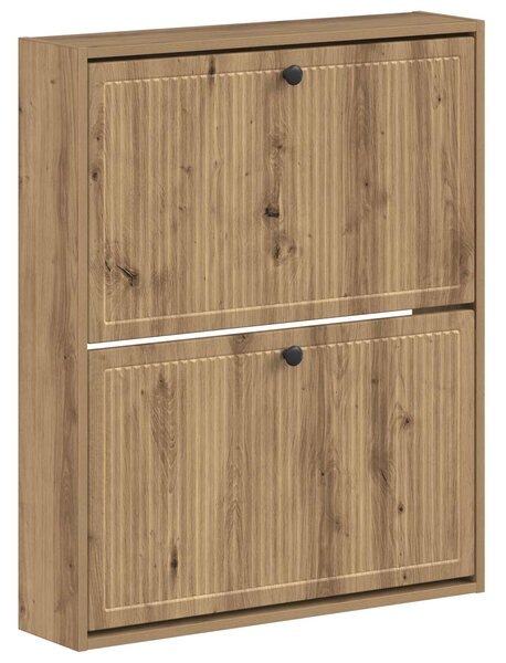 Nástěnná skříň na boty EDE 71 x 17 x 86 cm Kompozitní dřevo