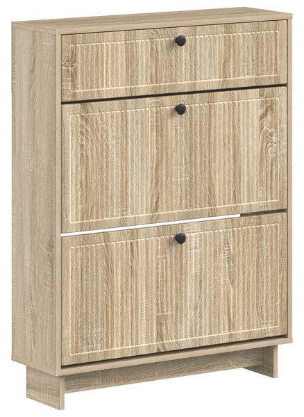 Skříň na obuv EDE 78 x 24 x 103 cm Kompozitní dřevo Dub sonoma