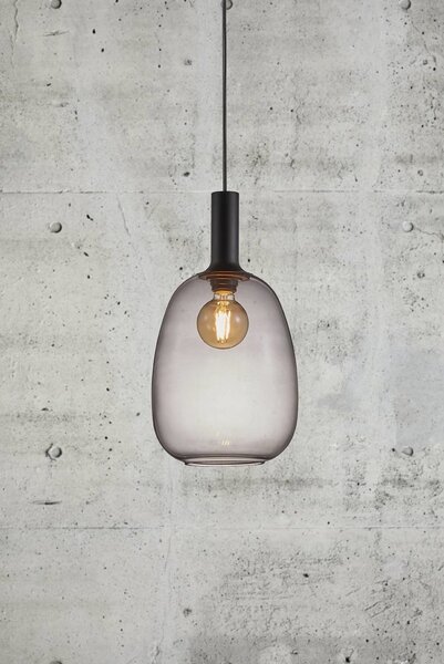 Závěsné svítidlo Nordlux Alton, kouřové sklo Průměr: Ø 25 cm