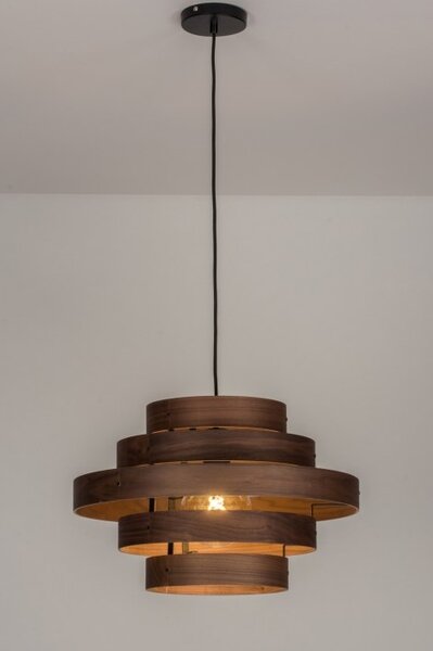 Závěsné designové svítidlo do obývacího pokoje Wood Madeira (LMD)
