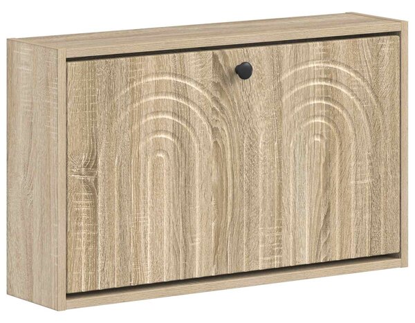 Nástěnná skříň na boty ALKMAAR 71 x 17 x 43 cm Kompozitní dřevo