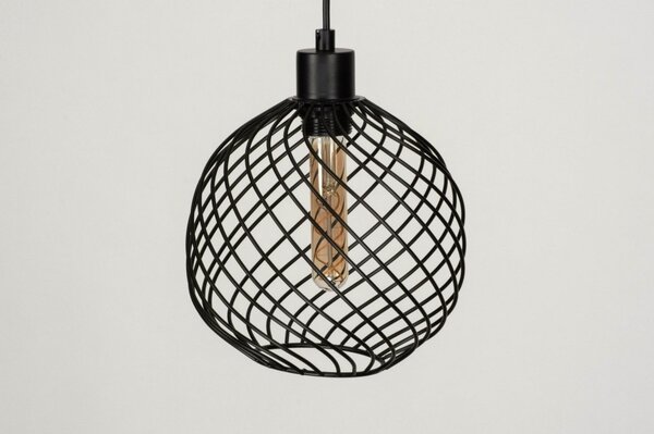 Závěsné designové svítidlo do ložnice Diya Black (LMD)
