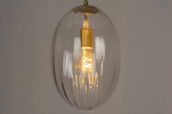 Závěsné svítidlo do kuchyně Art Deco Nomon Gold (LMD)