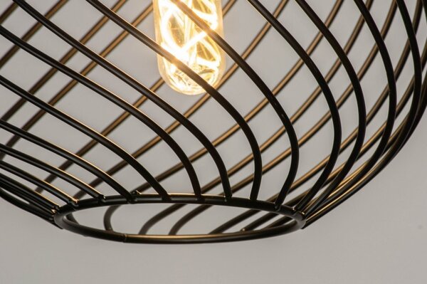 Závěsné designové svítidlo do ložnice Diya Black (LMD)